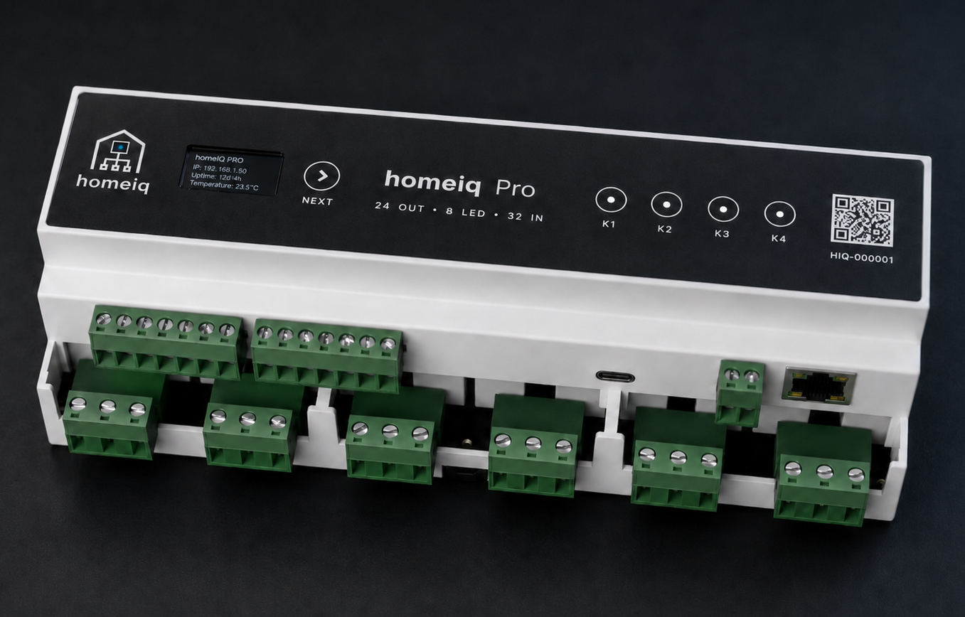 Render modułu wykonawczego homeiq Pro